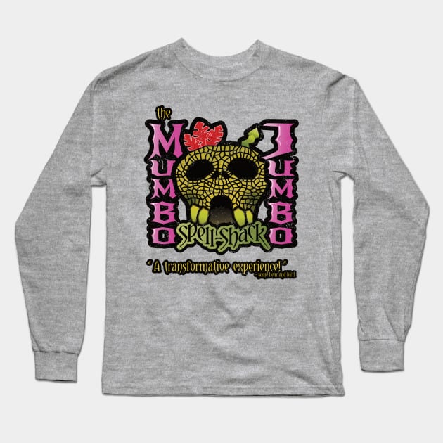 Mumbo Jumbo Spell Shack Long Sleeve T-Shirt by DinsFireDesigns